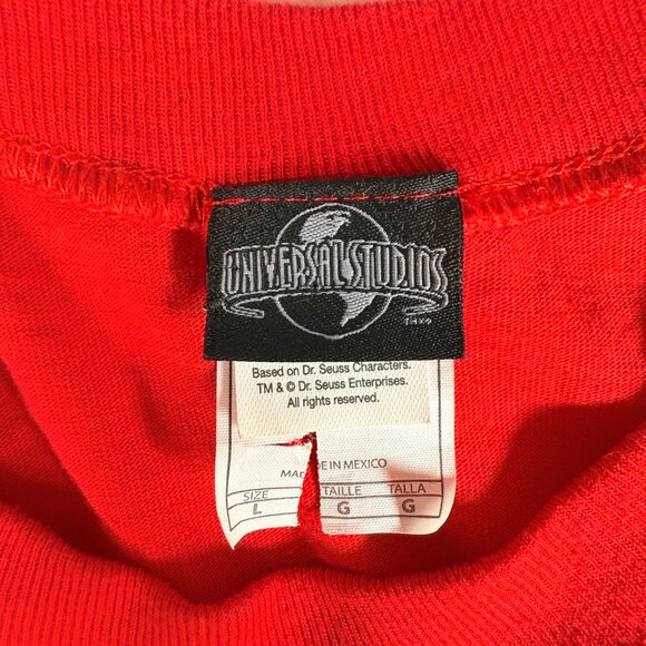 Universal Studios Dr Seuss Men's Muscle Shirt Graphic Tank Thing 1 Large - Picture 2 of 5